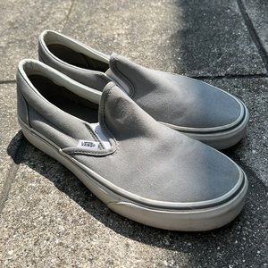 Grey Slip-on Vans